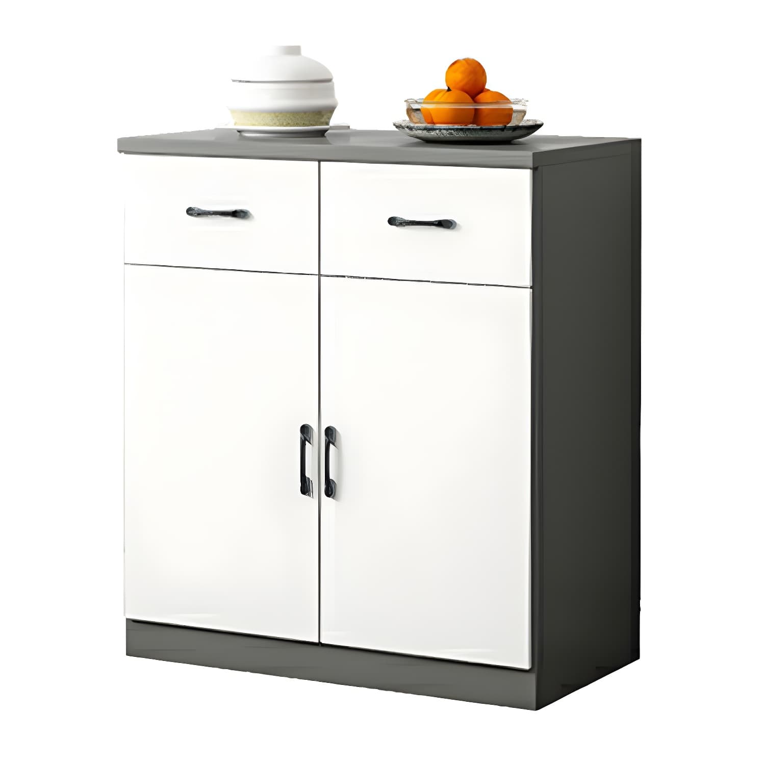 Modern Wood Sideboard Credenza with Drawers and Cabinets - Functional Storage Solution thumbnail 8