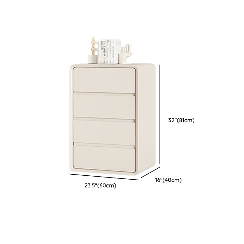 Ivory Contemporary Faux Leather Dresser with 3/4/5 Tiers thumbnail 13