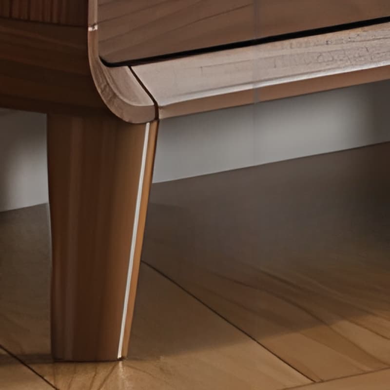 Cocoa Casual Rubberwood Console Dresser/Semainier for Sleeping Quarters with 6/9/5 Drawers in Horizontal/Vertical Orientation thumbnail 6