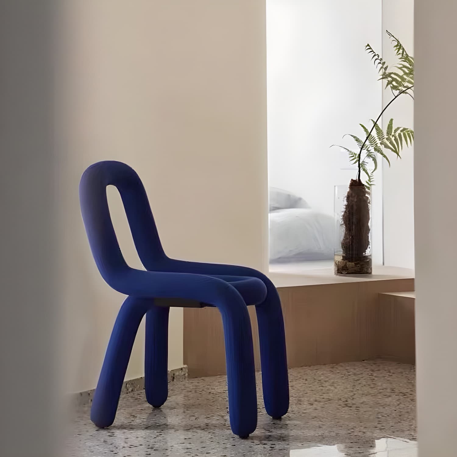 Velvet Designer Style Living Room Side Chair Colorful Open Dining Chair thumbnail 12