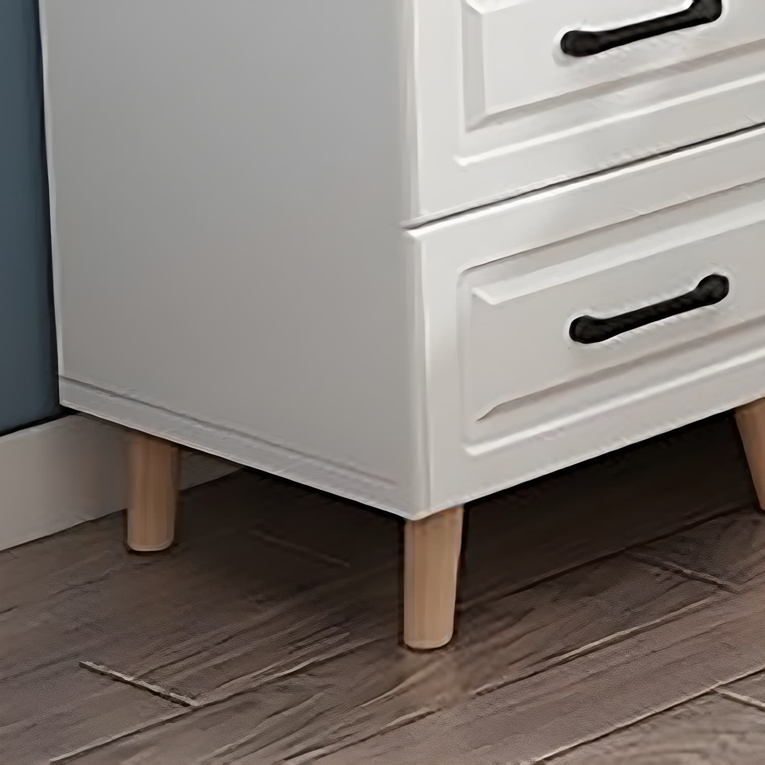 Bar Pulls Contemporary Manufactured Wood with Shelves Corner Accent Cabinet thumbnail 15