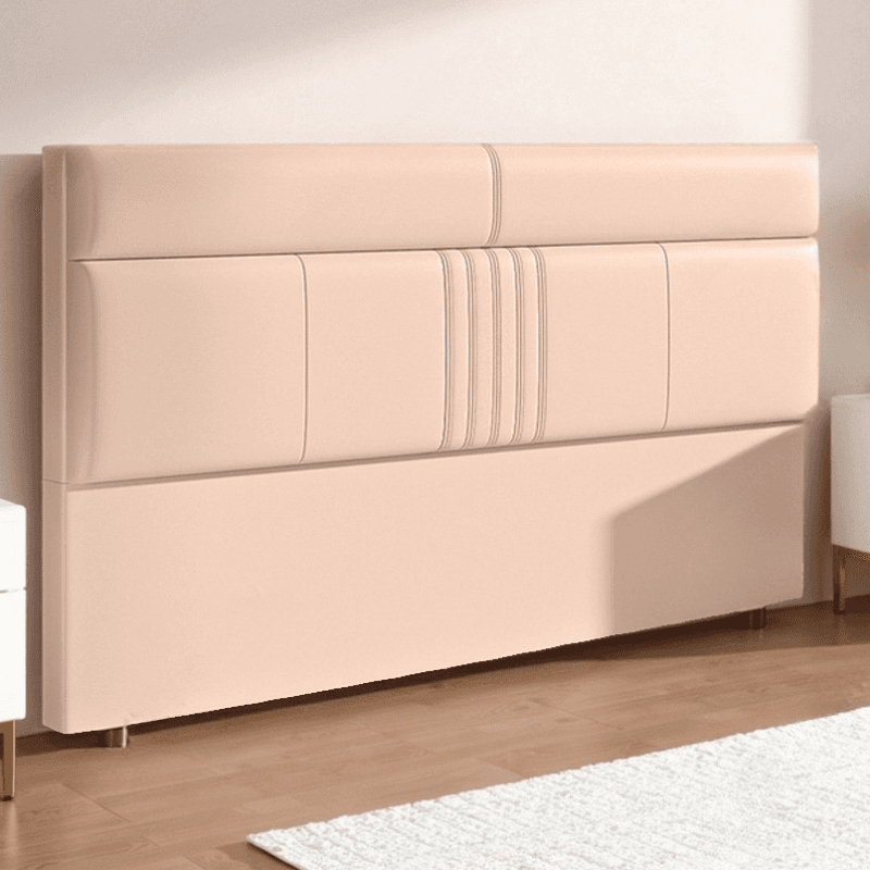 Simplistic Panel Headboard in Pine Wood with Rectangular Shape for King/Queen/Full Bed, Standard Height, Sponge Upholstery, No Distressing thumbnail 8