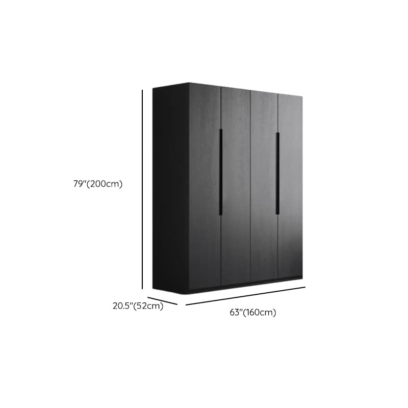 Ink Trendy Timber Wardrobe Armoire with Soft Close Drawer and Door, Interior Shelves, Clothing Rod thumbnail 14