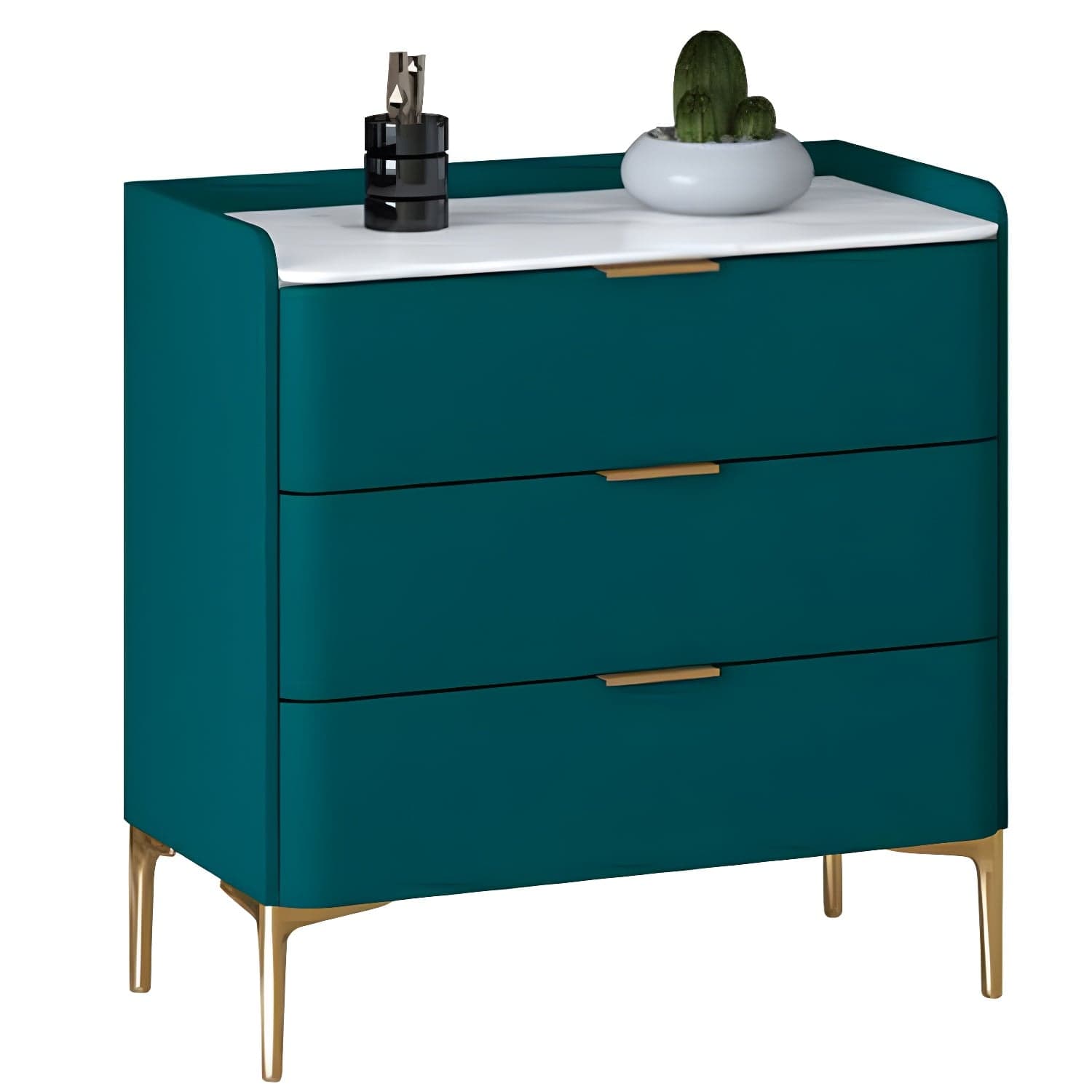 Modern Pine Wood Dresser with Drawers and Soft Close Glides in Narrow Design thumbnail 4