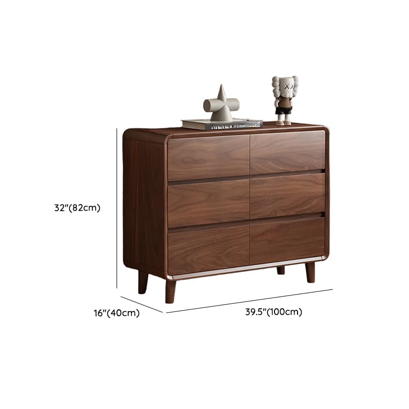 Cocoa Casual Rubberwood Double Dresser/Lingerie Chest with 6/9/5 Drawers Horizontal/Vertical thumbnail 26