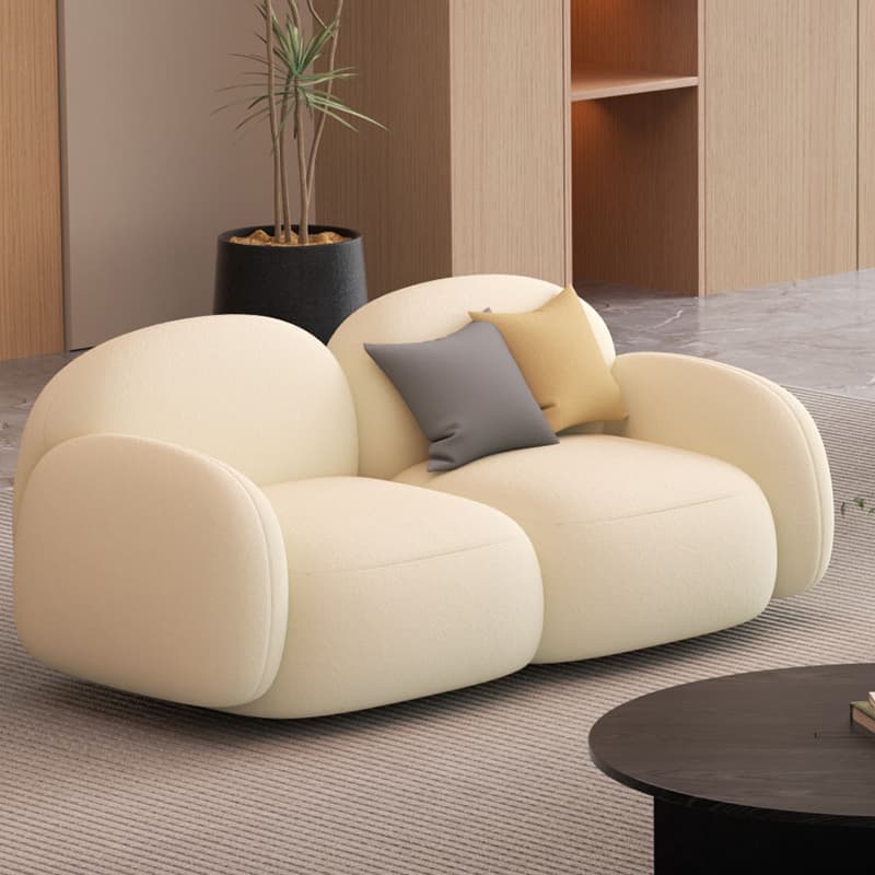 Grey/Green/Coffee Upholstered Cushioned Loveseat with Armrest Living Room thumbnail 12