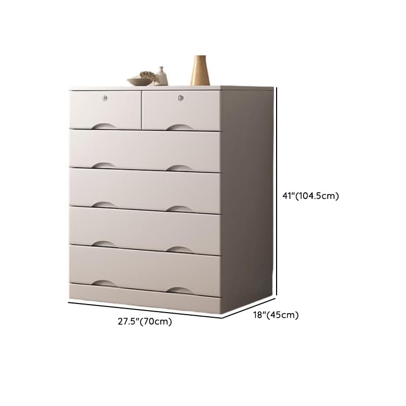 Light Gray Simple Cube Console Dresser for Parlor thumbnail 19