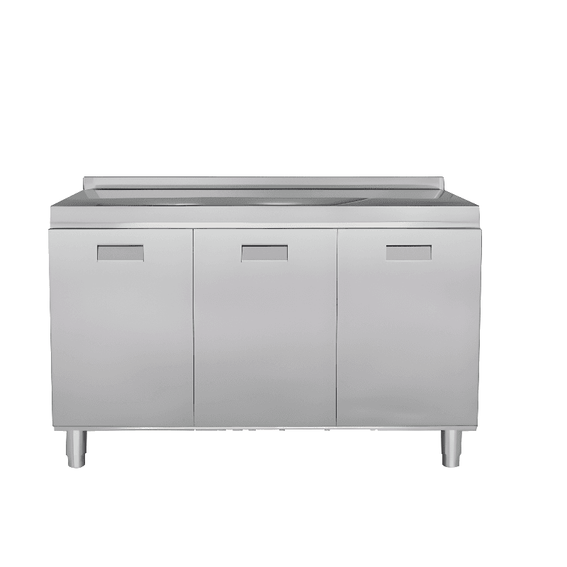 Minimalist Standard/Narrow Metal Buffet Table Kitchen Cupboards with 3 Shelves & 4 Doors/3 Doors/2 Doors thumbnail 5