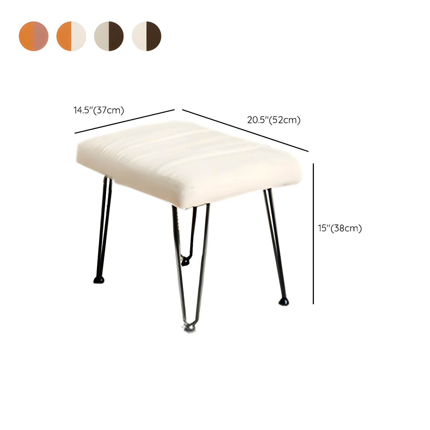 Stylish Modern Metal Rocking Chair with Tufted Upholstery and Stain-Resistant, Removable Cushions thumbnail 20