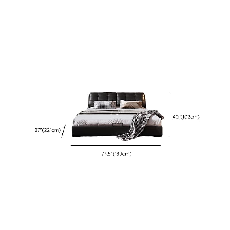 Solid Color Storage Bed/Platform Bed with Pine Wood Frame, Button-tufted for Living Room thumbnail 12