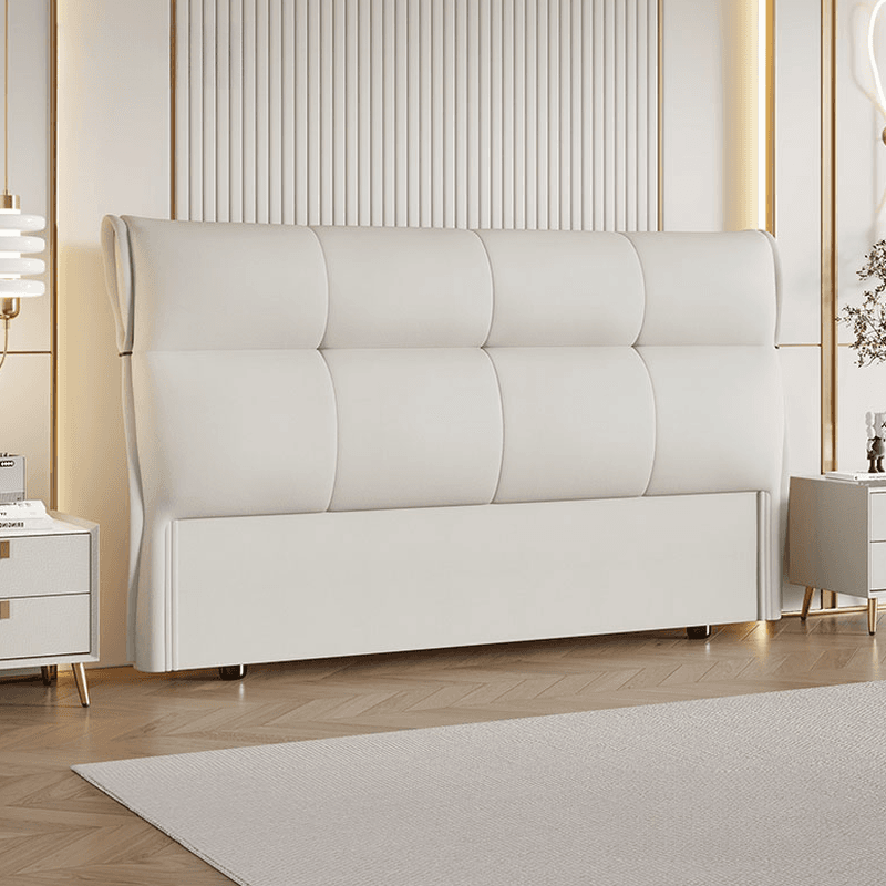 Art Deco Style Panel Headboard with No Distressing, Decorative-stitched Tufting, Rectangle Shape for Queen/Full/Twin XL Bed, Sponge Upholstery Fill, Standard Height thumbnail 7