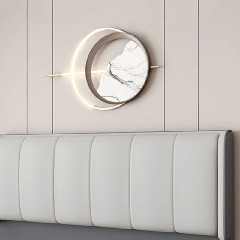 Trendy Panel Headboard in Natural Wood with No Distressing, Rectangle Shape for Twin XL/Full/Queen Bed, Featuring Sponge Upholstery Fill and Standard Height thumbnail 10