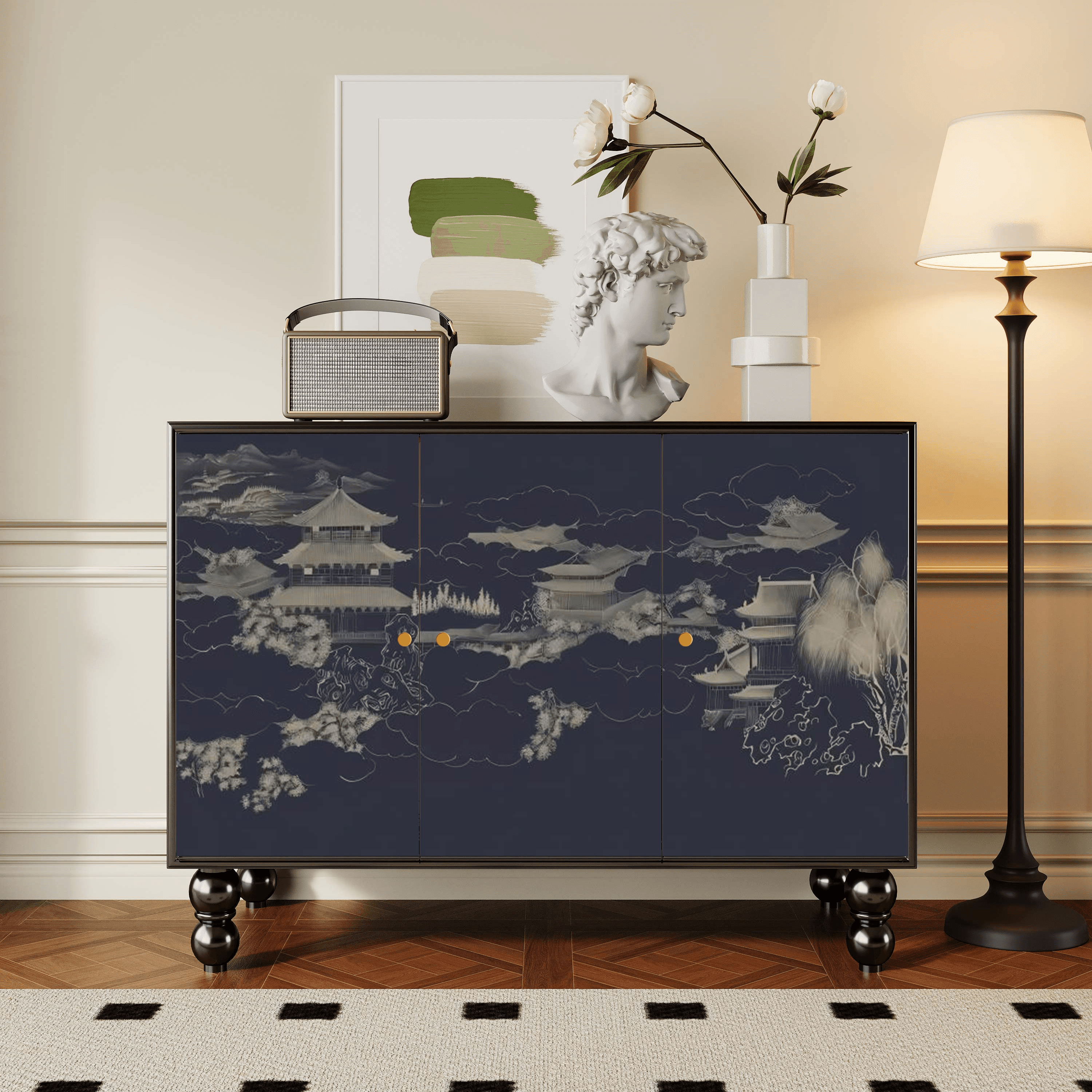 Parlor Detached Sideboard with Six Internal Shelves and Benchtop thumbnail 23