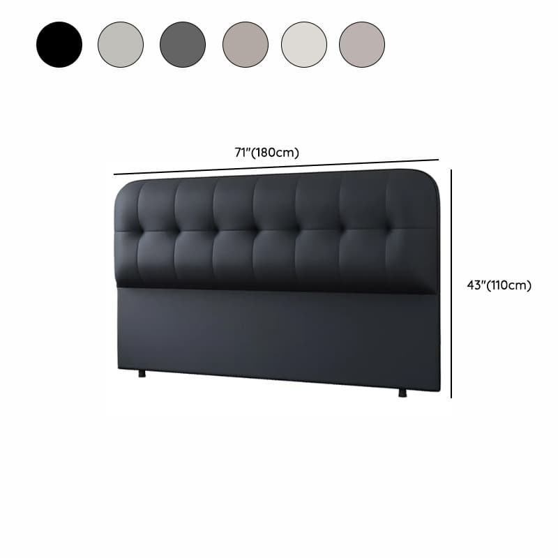 King(76"W x 80"L)/Queen(60"W x 80"L)/Full(54"W x 75"L) Button-tufted Rectangular Panel Headboard with Lumber Frame, Sponge and With Legs, Standard（36-55“） H thumbnail 15