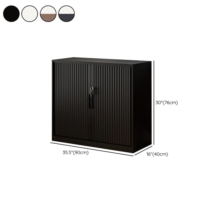 Steel Detached Rainproof Lockable Accent Cabinet with Sliding Door thumbnail 15