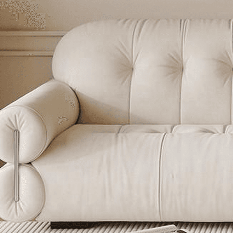 Modern Solid Color Tear Resistant Standard Sofa in Grey/Auburn/Ivory for 4-seater/Seats 5/3-seater thumbnail 9