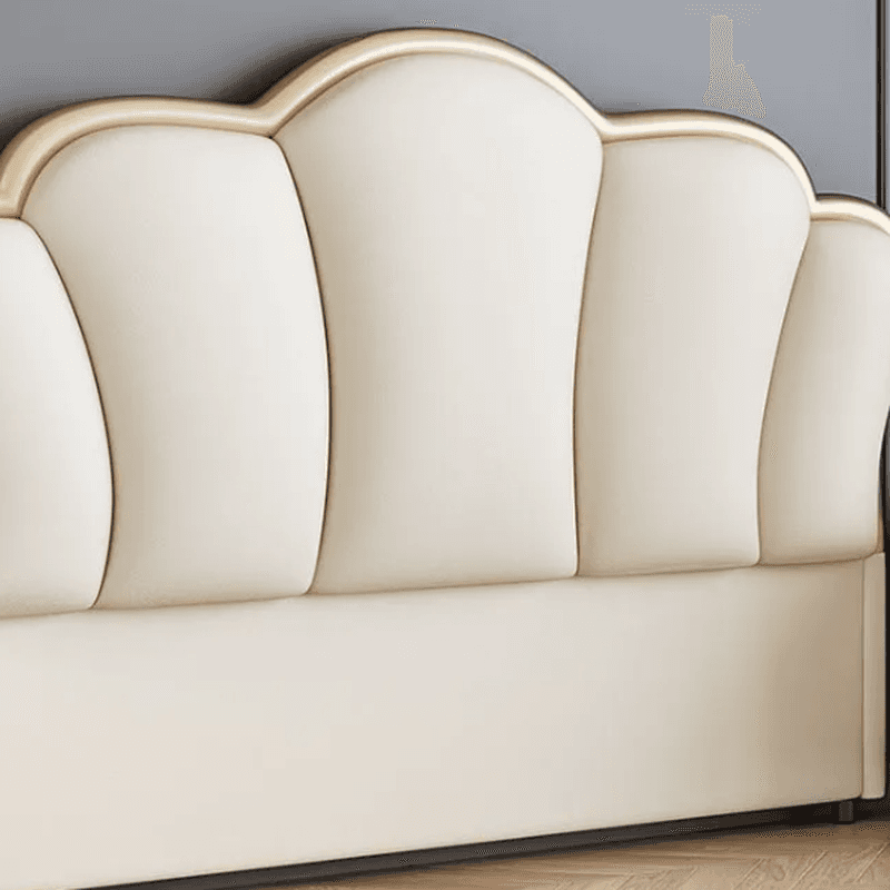 Modish Style Timber Panel Headboard for Queen/Full/Twin XL Bed with No Distressing, Sponge Upholstery Fill, Free-standing Standard Installation, and Standard Height thumbnail 8