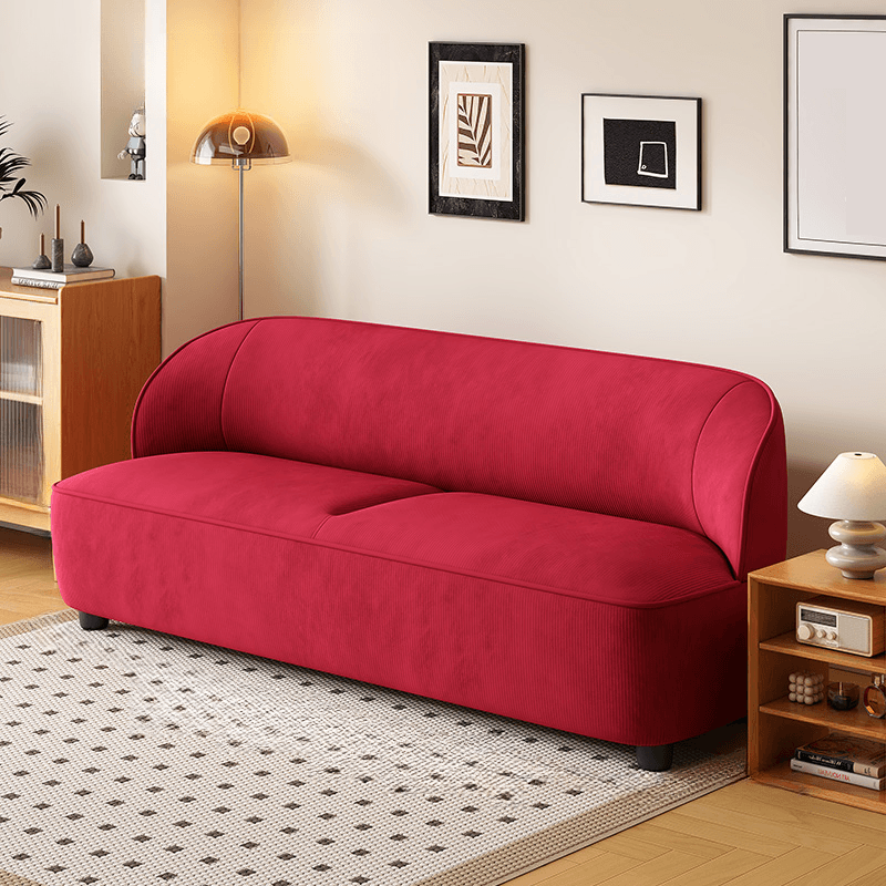 Modish Solid Color Scratch-durable Standard Sofa in Rose/Light Green/Tangerine Color for 2/4 Person/for 3 thumbnail 16