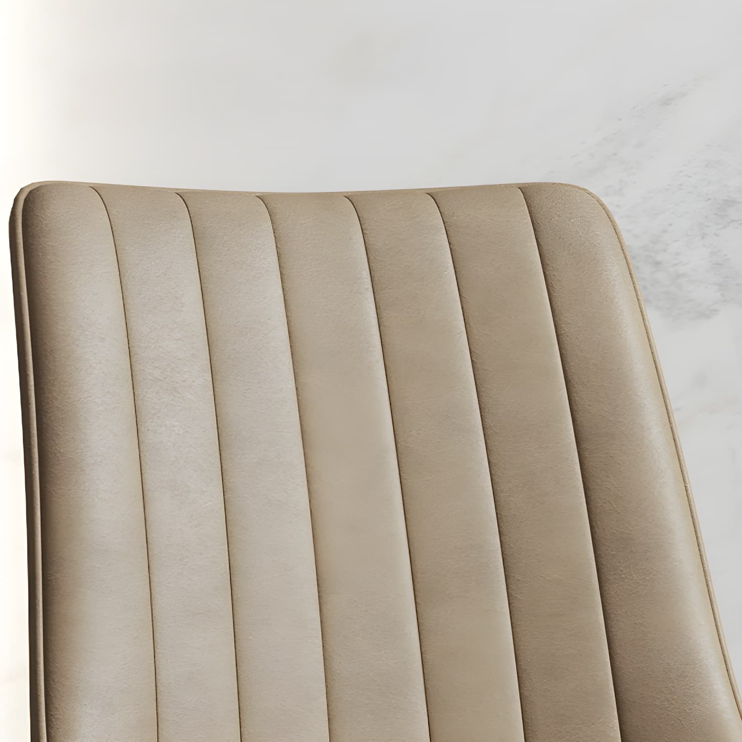 Scandinavian Study Room Leather Side Chair Matte Finish Parsons Dining Chairs thumbnail 12