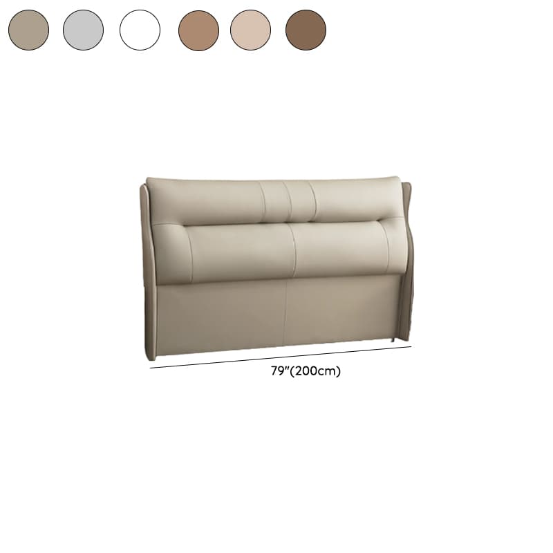 Modish No Distressing Timber Wingback Headboard with Rectangle Shape for King/Queen/Full Bed, Featuring Sponge Upholstery and Standard Height thumbnail 14