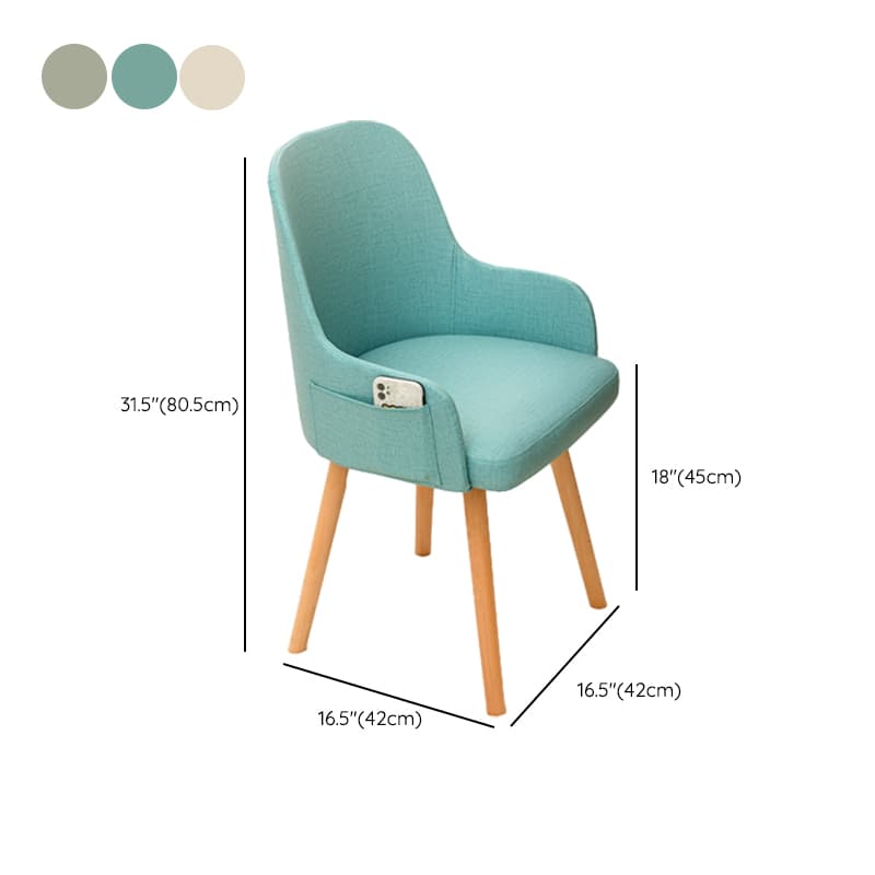 Rotatable/Non-Rotatable Steady Outlined Upholstered Arm Chair for Dinette with Solid Back and Foot Pads in a Modish Style thumbnail 22