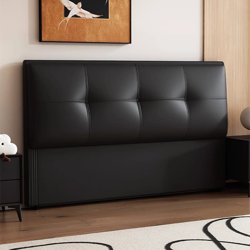 Trendy Panel Headboard with No Distressing, Piled Tufted Rectangle Design for King/Queen/Full Bed, Featuring Sponge Upholstery and Standard Height thumbnail 1