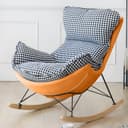 Color Orange Houndstooth