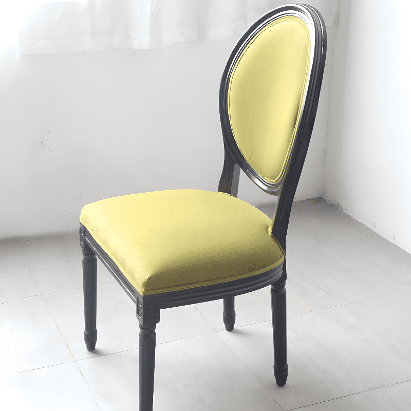 Victorian Style Side Chair with King Louis Back and Bordered Frame, Balanced Stability thumbnail 14