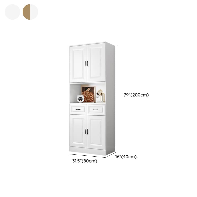 Wood Contemporary Storage Cabinet Buffet Sideboard with Drawers for Home Use thumbnail 13