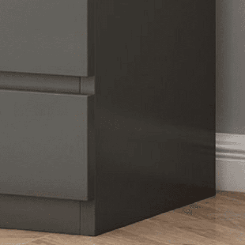 Vertical/Horizontal Gray Double Dresser/Bachelor Chest/Semainier with 5 Drawers/3 Drawers/8 Drawers in a Modern Style thumbnail 7