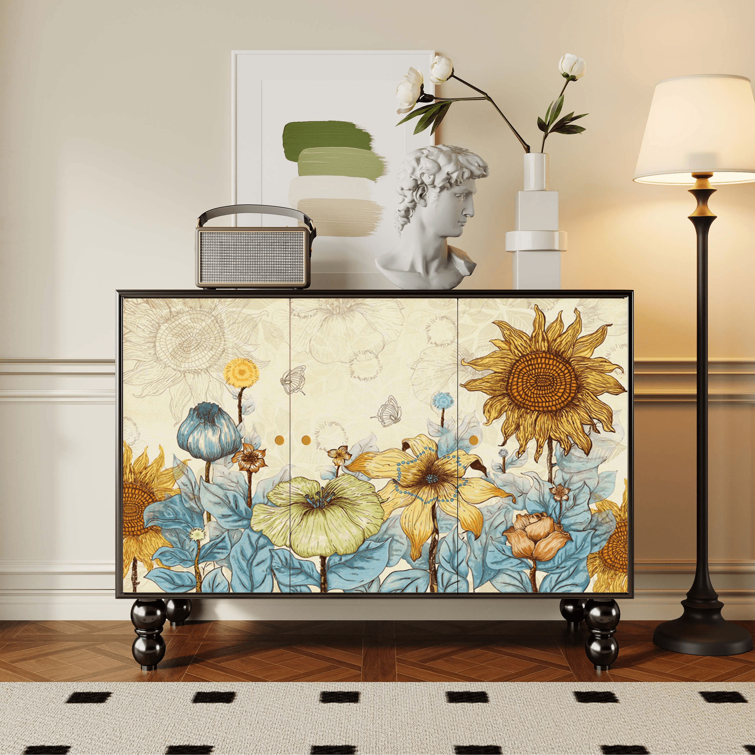 Parlor Detached Sideboard with Six Internal Shelves and Benchtop thumbnail 39
