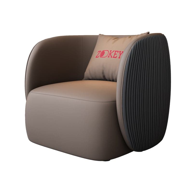 Modern Simple Style Dining Table Set with Padded Chair, Back Seat, and Arms thumbnail 2