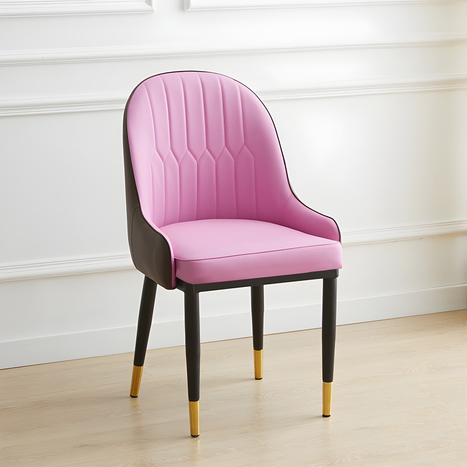 Contemporary Metal Dining Room Chairs Upholstered Dining Armchairs for Home Use thumbnail 8