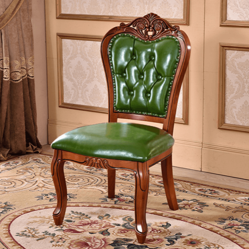 Modern Simple Style Queen Anne Upholstered Arm Chair with Arms, Walnut Timber Legs thumbnail 10