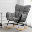 Upholstery Color Black Houndstooth