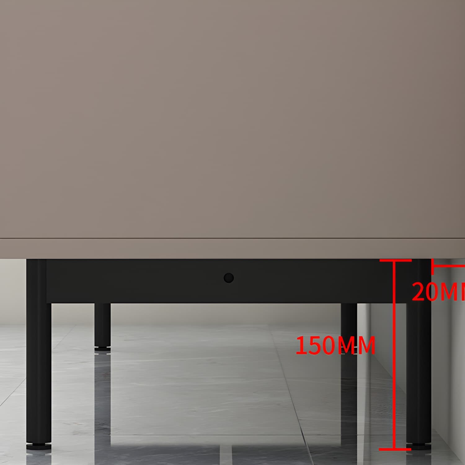 Wooden Rectangle Sideboard Modern Home Sideboard Cabinet with Drawers and Door - image 10
