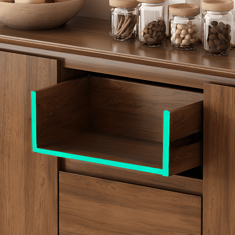Casual Cocoa Standard/Narrow Sideboard with 3 Drawers/3 Shelves/2 Doors/3 Doors thumbnail 7