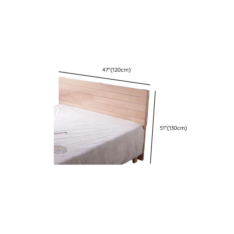 Scandinavian No Distressing Standard（36-55“） King(76"W x 80"L)/Queen(60"W x 80"L)/Full(54"W x 75"L) Beech Wood Panel/Slat Headboard, Solid Wood thumbnail 11