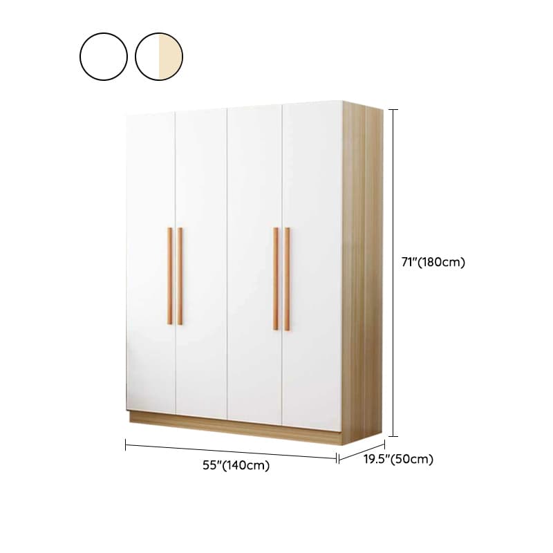 Modern Manufactured Wood Cabinet Armoire with Interior Shelves, Clothing Rod and Soft Close Door thumbnail 15