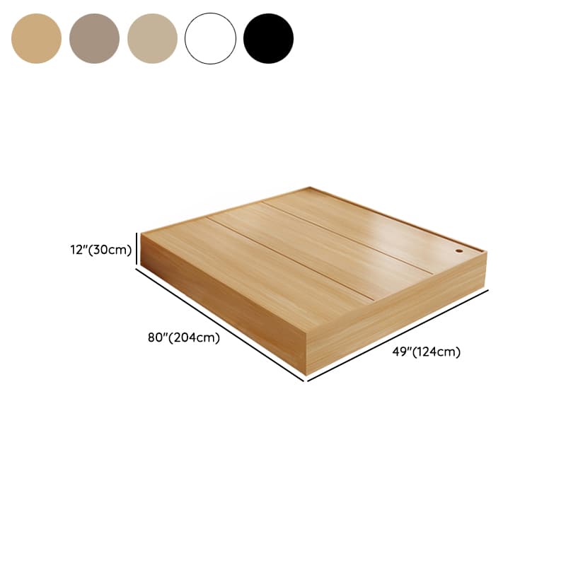 Modern Simple Style Bed Wood No Headboard for Living Room thumbnail 21