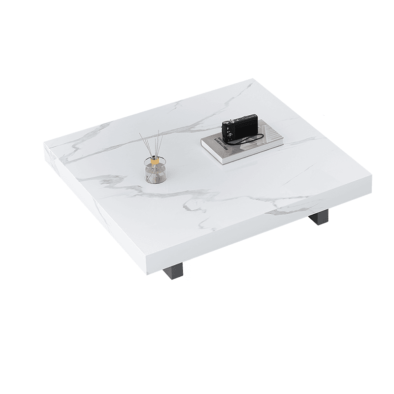Square Board Game Coffee Table with Sled Base Suitable for Living Room Use thumbnail 4