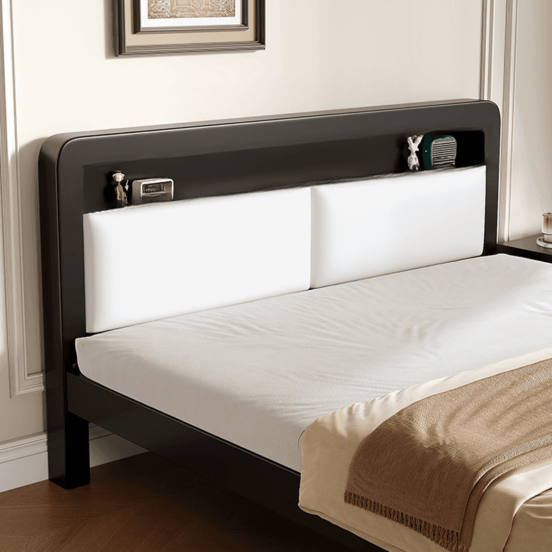 Minimalist Solid Color Iron Storage Included Bed with Leg for Living Room thumbnail 11