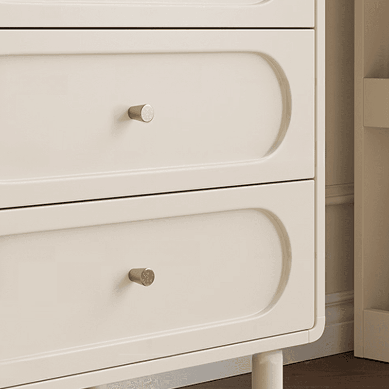 Chalk Casual Natural Wood Bachelor Chest/Console Dresser with 4/8 Drawers in Vertical/Horizontal Orientation thumbnail 5