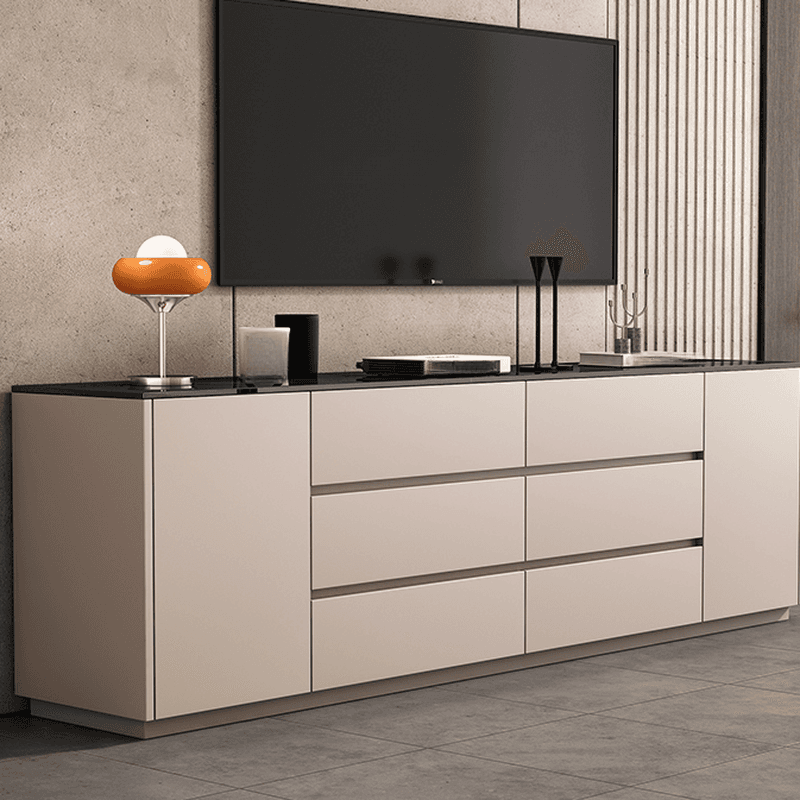 2-Door & 6 Drawers Rectangular TV Stand with Changeable Shelf for Sitting Room, 3 Tiers thumbnail 15