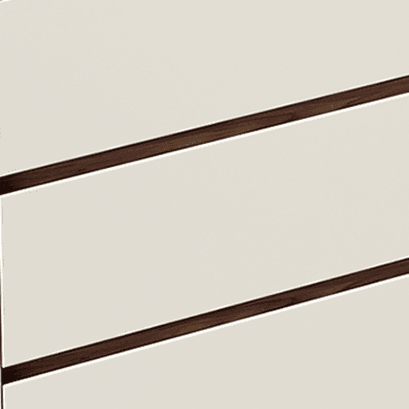 Off-White Simplistic Composite Wood Double Dresser/Bachelor Chest/Lingerie Chest with 8/6/3 Drawers in Horizontal/Vertical Orientation thumbnail 8