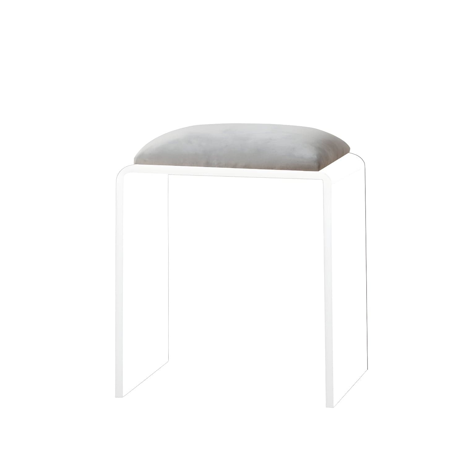 Contemporary Acrylic Vanity Desk 2-Drawer Vanity Dressing Table