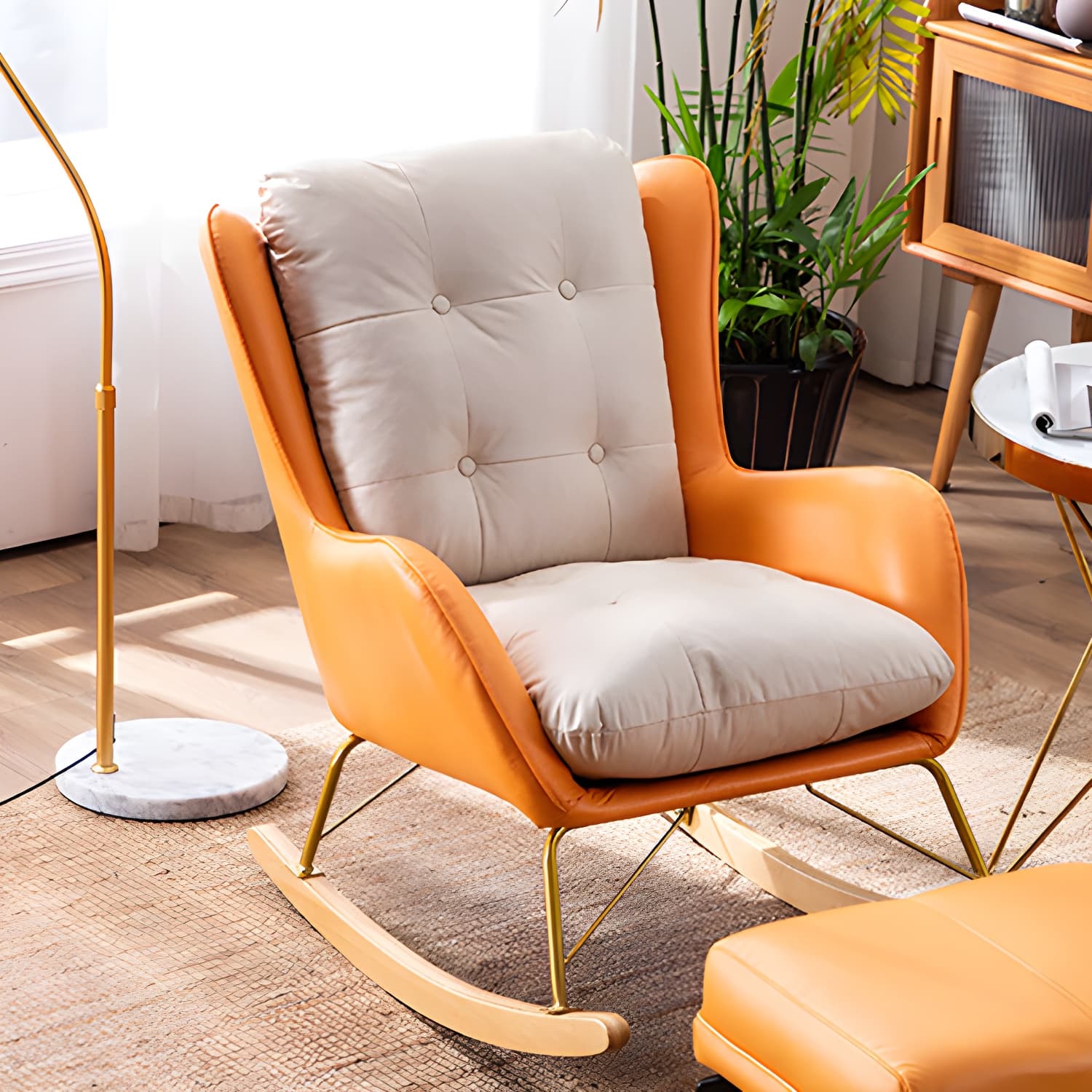 Modern Style Lounge Leisure Rocking Chair Home Lazy Sofa Chair thumbnail 20