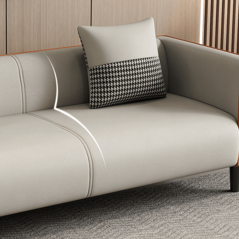 Versatile Standard Sofa/Loveseat/Single Sofa in Synthetic Leather with Dark Blue/Sage/Amber Color and Arm thumbnail 14