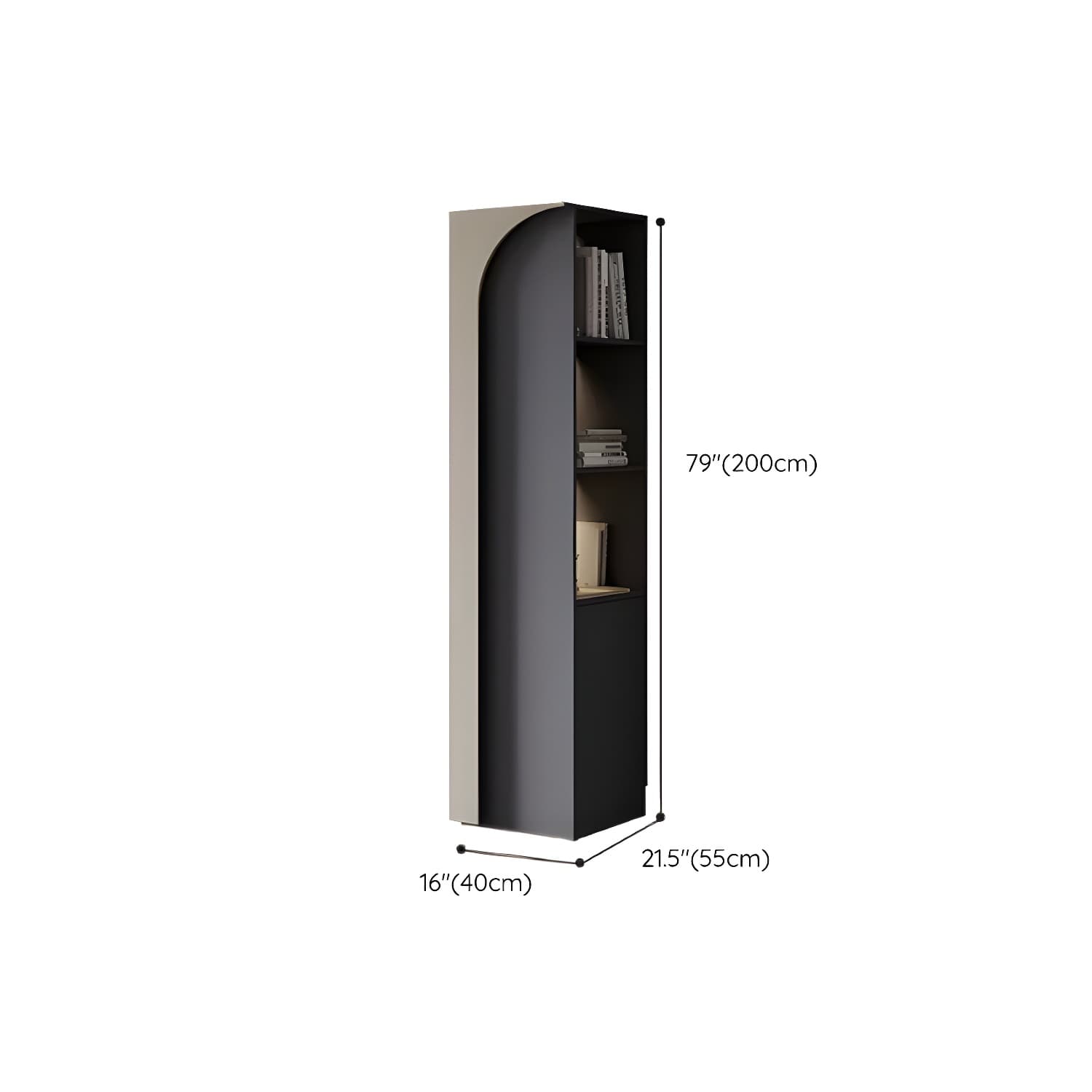 Modern Grey Wood Armoire with Solid Construction and Limited Warranty thumbnail 28