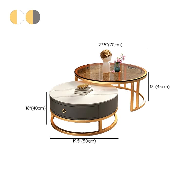 Nested Orbicular Framework Accent Table for Foyer Use thumbnail 20
